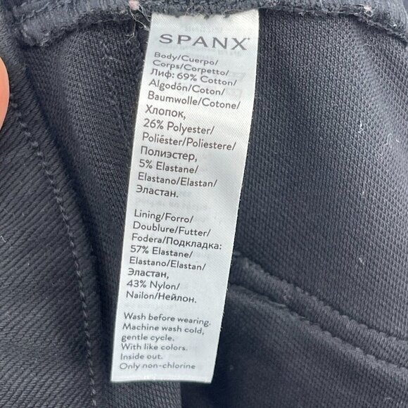 SPANX Pants Black Skinny Jean-Ish Ankle Leggings Jeggings Jeans - Picture 7 of 12